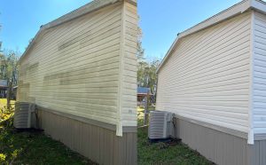 trailer siding cleaning